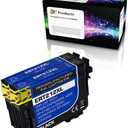 Remanufactured Ink Cartridge Replacement 2 Pack for Epson 212 212XL for XP-4100 XP-4105 WF-2830 WF-2850 (2 Black)