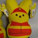 2 x PEEPS Firefighter Bunny Plush | Yellow Peeps Bunny Stuffed Animal with Firefighter Outfit & Hat (Collector’s Easter Plush Toy)