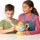 Magic Mixies Magic Genie Lamp with Interactive 8" Blue Plush Toy and 60+ Sounds & Reactions. Unlock a Magic Ring and Reveal a Blue Genie from The Real Misting Lamp. Gifts for Kids, Ages 5+