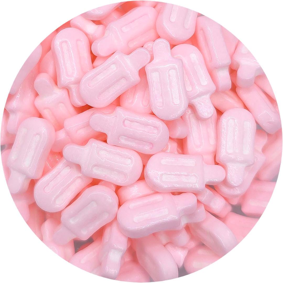 NCS Popsicle Shaped Edible Sprinkles Pink Cupcake, Cake & Cookie Decorations, 7 oz (EXP 03/31/27)