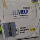 HARO | ROUND Toilet Seat | Heavy-Duty up to 550 lbs Capacity | Slow-Close-Seat | Quick-Release & Easy Clean, Fast-Fix-Hinge, No-Slip Bumpers, White | Advanced (PP) | 16.5" x 14.5" x 2.32"