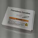 Homemory Realistic Flickering Battery Operated Candles, LED Fake Electric Candle with Remote Control and Timer, Flameless Candles for Home, Christmas Decoration, White, Set of 3 (D3"xH4"5"6")