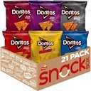 Doritos Flavored Tortilla Chips Variety Pack (Pack of 21) Best By: MAR/10/2026
