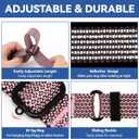 Martingale Dog Collars Adjustable Training Martingale Collar for Dogs - Reflective No Pull Dog Collar with Quick Release Buckle(Dark Grey, Small) (Extra Large, Pink)