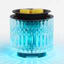 Electric Wax Melt Warmer PTC Heating with 7 Colors LED Changing Light Scented Wax Warmer Fragrance for Office Home Gifts & Decor (Tall)