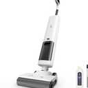 OSOTEK H200Lite Cordless Wet Dry Vacuum Cleaner and Mop for Hard Floors,Unique 180° Flat,Edge Clean, Digital Display, Anti-Tangle Brush for Pet Hair, Auto Self-Cleaning, Lightweight and Handheld