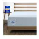 1000 Thread Count 100% Cotton Fitted Sheet, Light Blue California King 22" Fitted Sheet, Long - Staple Combed Pure Natural Cotton Sheet, Soft & Silky Sateen Weave