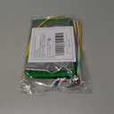 2pcs Sensory Activity Board, Double-Sided Silicone Fidget Toys for Kids 3+ & Adults, Sensory Toys for Anxiety, ADHD, Autism, Calming, Includes Travel Bag & 20 Strings, Yellow & Green