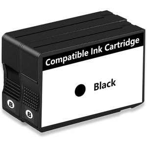 Remanufactured Ink Cartridges Replacement with V15.2.1 Chips (Black, 2-Pack)