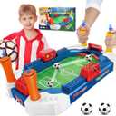 Foosball Table Soccer Board Game for Kids, Mini Football Games Set Gifts Toys for Indoor Sports Family Playroom Party Game Interactive Birthday Sports Gift for Boys Girls 3 4 5 6 7 8-12