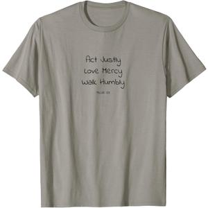 Micah 6:8 Shirt T-Shirt, 2XL