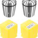 ER32 Spring Collet 1/4" Chuck for CNC Engraving Machine Lathe Milling Tool 2 Pcs