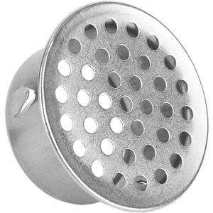 PVC Termination Cap, Stainless Steel PVC Termination Mesh Screen Cover for 2 Inch Inner Diameter Round Mesh Screen Vent Cover for Furnace and Roof Vent Cap (Silver)