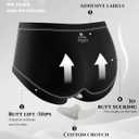 LEVAO Women's Underwear Seamless No Show Hipster Bikini Panties Stretch Invisible Briefs 6 Pack S-2XL (XL)