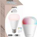 Aqara Thread/Zigbee Smart LED Light Bulb T2 E26, Tunable White (2000K-9000K), RGB Color Changing Light Bulb with 16 Million Colors, 75W Equivalent, Matter, Works with HomeKit, Alexa, Google