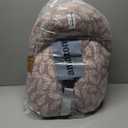 Momcozy Original Nursing Pillow for Breastfeeding-Innovative Safety Guard - Wider Feeding Pillows for More Support for Mom & Baby- Easier Nursing & Hand Free- Fit for All, Removable Cotton Cover (Pink Snuggle)