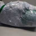 Whiskers & Friends Dog Bed, Round Fluffy Dog Beds for Small Dogs Washable, Calming Donut Pet Bed for Medium Dogs - Up to 45 Pounds (31.00'' x 31.00'' x 8.00'', Navy-Grey)