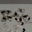 Replacement for Blum 110 Degrees Screw On Self Closing Compact 33 Hinge, Fit for Open Side Cabinet Hinges, Cabinet Door Hinges,Replacement for Original Blum Hinges 4Pack (mounting Plate not Included) (Sliver)