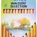 LYRA Waldorf Selection Giant Triangular Colored Pencil, Unlacquered, 6.25 Millimeter Cores, Assorted Colors, 12-Pack (3711121)