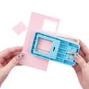 BAOFALI Stamp Puncher 1.25x1.5inch Large Rectangular Postage Stamp Punch |Stamp Hole Puncher| Lever Action Paper Punches for Crafting Scrapbooking DIY Card Making Arts Crafts Supplies