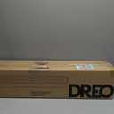 DREO Tower Fan for Bedroom, 25ft/s Velocity Quiet Floor Fan, 90 Oscillating Fans for Indoors with 4 Speeds, 4 Modes, 8H Timer, Standing Fans, Bladeless Fan, White (DR-HTF007)