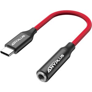 ANYPLUS USB C to 3.5mm Audio Adapter, 1PCS-Type C to 3.5mm Female Headphone Jack Aux Audio Dongle Cord Compatible with iPhone 15/ 16/ 16 Pro Max/ 16 Pro/ 16 Plus, iPad Pro, Galaxy S24/ S23/ S22/ S21, MacBook