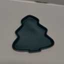 Christmas Tree Dish Green Ceramic Tree Shape Appetizer Tray for Kitchen Counter Xmas Holiday Party