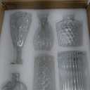 Clear Glass Bud Vases Set of 12, Mini Flower Vase for Centerpieces, Small Vases in Bulk for Wedding Decorations, Vintage Vase for Baby Shower, Party, Recepetion, Home Table Dcor