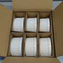 LE TAUCI Ramekins 6 OZ, Ceramic Souffle Dishes, Oven Safe Custard Cups for Baking, Creme Brulee, Pudding, Dessert, Microwave & Dishwasher Safe, Set of 6, White