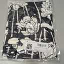 Wenrine Womens Summer Dresses Casual Floral V Neck Sleeveless Loose Boho Beach Tank Dress Sundress with Pockets (Medium, Black)