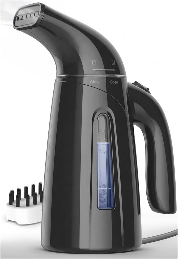 OGHom Steamer for Clothes, Handheld Clothing Steamer for Garment, 240ml Big Capacity 700W Portable Travel Steam Iron (Midnight Grey)