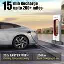 2026 Upgraded for NACS to CCS Adapter, [Max 500A 1000V] Fast Charge Electric Vehicle Charging Adapter, Tesla Supercharger to CCS1 Charger Adapter Compatible with Tesla Superchargers