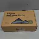 KeaBabies Baby Wrap Carrier - All in 1 Original Baby Carrier Newborn to Toddler Sling, Easy to Wear, Hands Free Bonding, Lightweight, Breathable Infant Wraps (Trendy Black) (One Size (Pack of 1))