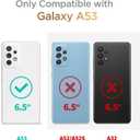Compatible with Samsung Galaxy A53 Case, Merry Christmas Aesthetic Pattern Design, Full Body Protection Shockproof Cover Case for Samsung Galaxy A53 5G 6.5"