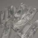 Alzassbg 15 Pack Matte Black Cabinet Pulls, 3-1/4 Inch(82.5mm) Hole Centers Modern Cabinet Handles Kitchen Pulls for Cabinets and Drawer AL3043MB