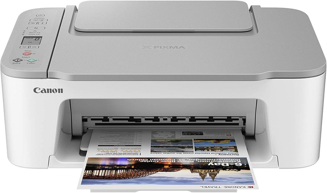 Canon PIXMA TS3520 Compact Wireless All-in-One Printer, White