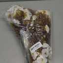 Fake Mums Artificial Fall Flowers Fake Plants for Outdoors Autumn Decor, 12 Bundles White Silk Morning Glory with Eucalyptus Look Real UV Resistant Faux Flowers for Outside Planters Front Door Yard