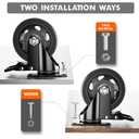 4 Inch Caster Wheels, Heavy Duty Casters Set of 4, Swivel Casters with Brake 2200 Lbs, Locking Industrial Top Plate Casters Wheels for Furniture and Workbench Cart(Two Hardware Kits Include)