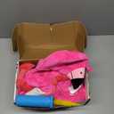 iPlay, iLearn Bouncy Pals Kids Flamingo Hopper Ball, Inflatable Bouncing Animal Hopping Toys, Pink Plush Ride on Bouncer, Outdoor Indoor Active Jumping, Birthday Gift for 3 4 5 6 Year Old Girl Toddler