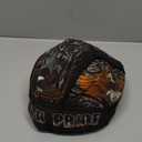 Black Orange Original Just Ride American Eagle Danbanna Head Wrap Durag Doo Rag Skull Cap Biker with Sweatband