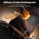 Hoerrye Screen Protector for iPhone 17 Pro Max - [HD Clear][Easy Installation] Case Friendly,Tempered Glass 9H Hardness Shatterproof,Anti Fingerprint,Bubble Free,2 Pack