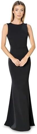 Dress The Population Womens Leighton Bodycon Maxi Dress (X-Small)