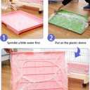 upcessory 50 pcs Disposable Cage Liners, Clear Plastic Rabbit Cage Liner Bag, Universal Toilet Film for Bunny, Hamster, Totoro, Hedgehog, Guinea Pig and Small Animals.
