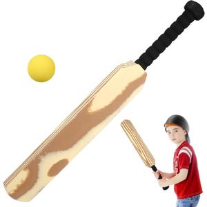 Kisangel Kids Cricket Set with Bat and Ball Interactive Indoor and Outdoor Sports Toy for Children Parent-Child Backyard Game to Develop Coordination and Social Skills