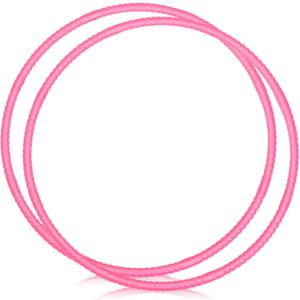 WinnerWhy 2 Pcs Toy Hoop Exercise Hoop Detachable Adjustable Plastic Toy Ring Playground Equipment for School Colored Circles Exercise Ring for Teens Dog Agility Equipment(Pink,26 Inch)