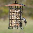 Songbird Essentials Copper Roof Suet Log Feeder