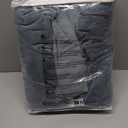 ROSGONIA Dusty Blue Comforter Set Queen, 3pcs(1 Boho Blue Comforter & 2 Pillowcases) All Season Soft Bedding Lightweight Bedspread Blanket Quilt