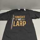 Tonight We Larp Medieval Fantasy Sword RPG Larper Gift T-Shirt, Small