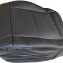 Priprilod Black Leather Driver Side Bottom Replacement Seat Cover Compatible with Mercedes Benz E350 E550 Cover 2010 2011 2012 2013 2014