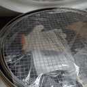 20 Inch Smokeless Fire Pits, Portable Firepit Stainless Steel Stove Bonfire, Outdoor Wood Burning Fireplace with Removable Ash Pan & Grill Rack, 360 Ventilation, for Camping, 4-6 People (Silver)